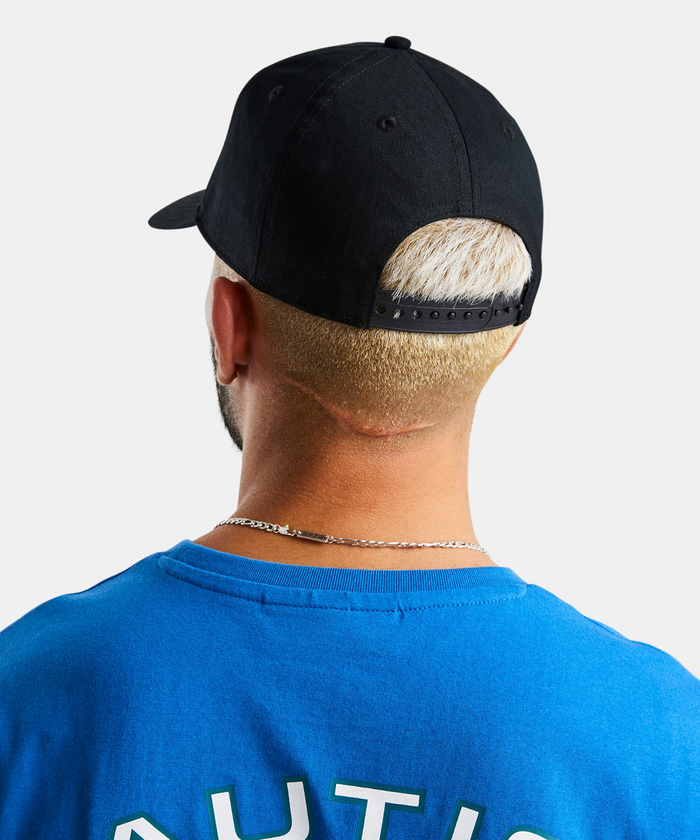 Nautica Competition Compass Snapback Cap (Black)