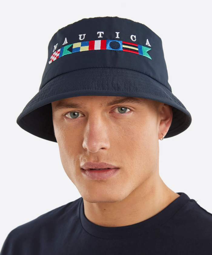 Nautica Pacific Bucket Hat (Dark Navy)