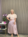 Neasa Puff Sleeve Top (Rose)