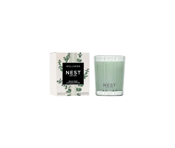 Nest Fragrances Votive Candle in Wild Mint & Eucalyptus