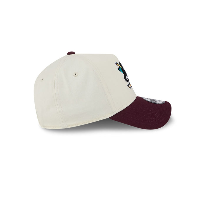 New Era Anaheim Ducks 9Forty A-Frame Cap (White/Burgundy)