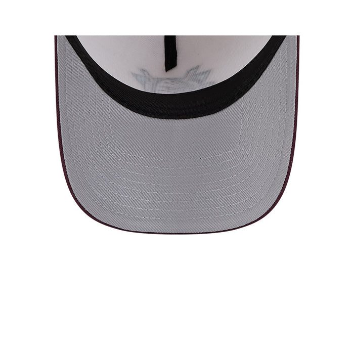 New Era Anaheim Ducks 9Forty A-Frame Cap (White/Burgundy)