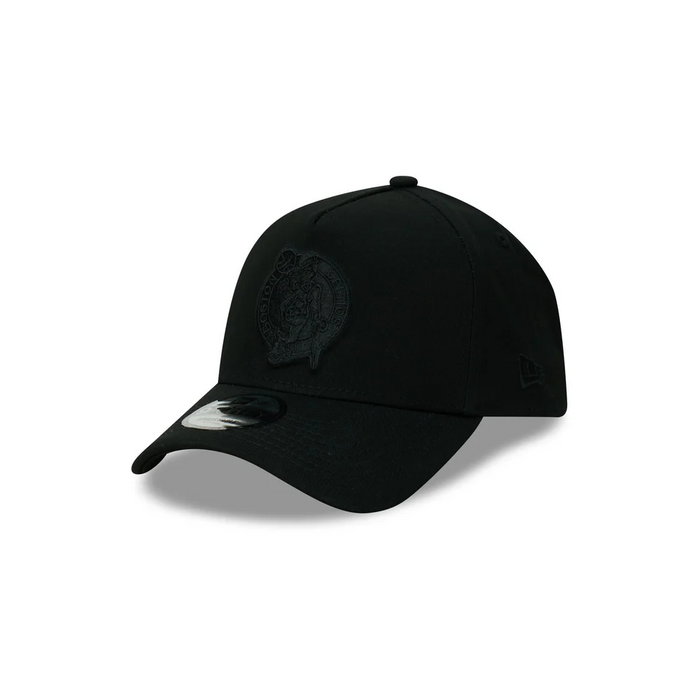 New Era Boston Celtics 9Forty A-Frame Cap (Black/Black)