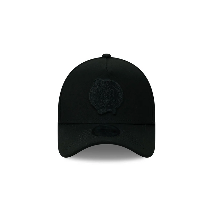 New Era Boston Celtics 9Forty A-Frame Cap (Black/Black)