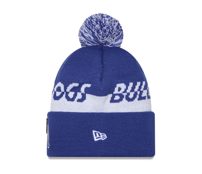 New Era Canterbury Bulldogs Knitted Beanie (Blue)