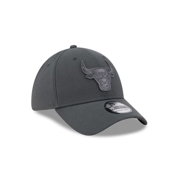 New Era Chicago Bulls 39Thirty Stretch Fit Cap (Steel Tonal)