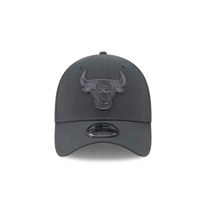 New Era Chicago Bulls 39Thirty Stretch Fit Cap (Steel Tonal)