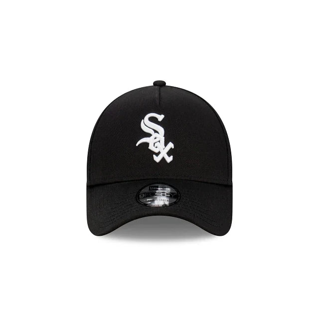New Era Chicago White Sox 9Forty A-Frame SnapBack Cap (Black/White)