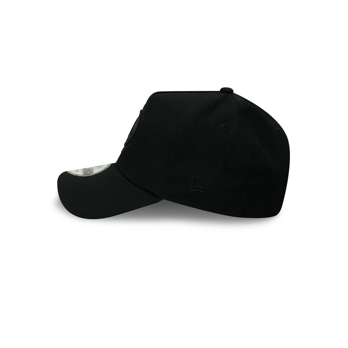 New Era Golden State Warriors 9Forty A-Frame Cap (Black/Black)