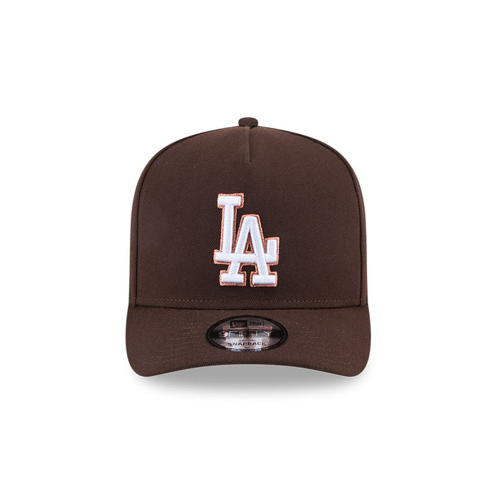 New Era L.A Dodgers 9Fifty A-Frame SnapBack (Burnt Wood)