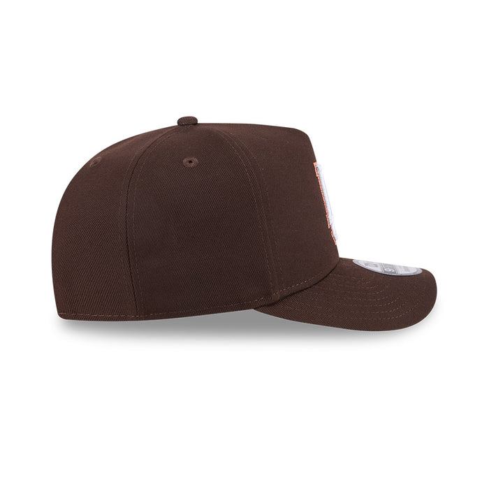 New Era L.A Dodgers 9Fifty A-Frame SnapBack (Burnt Wood)