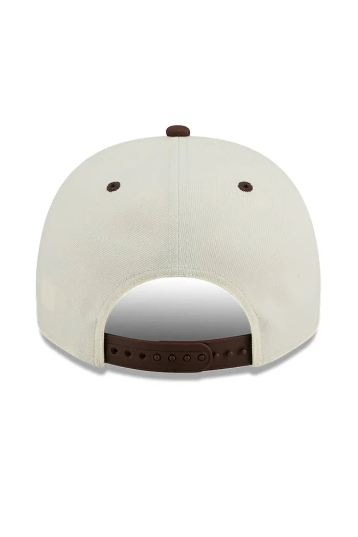 New Era L.A Dodgers 9Fifty A-Frame SnapBack Cap (White/Chocolate)