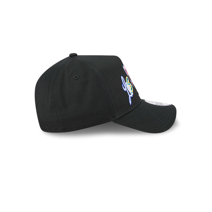 New Era L.A Dodgers 9Forty A-Frame Cap (Black-Multi)