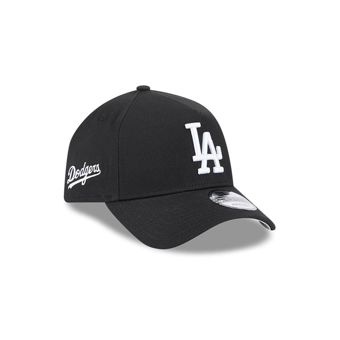 New Era L.A Dodgers “Script Logo” 9Forty A-Frame Cap (Black)