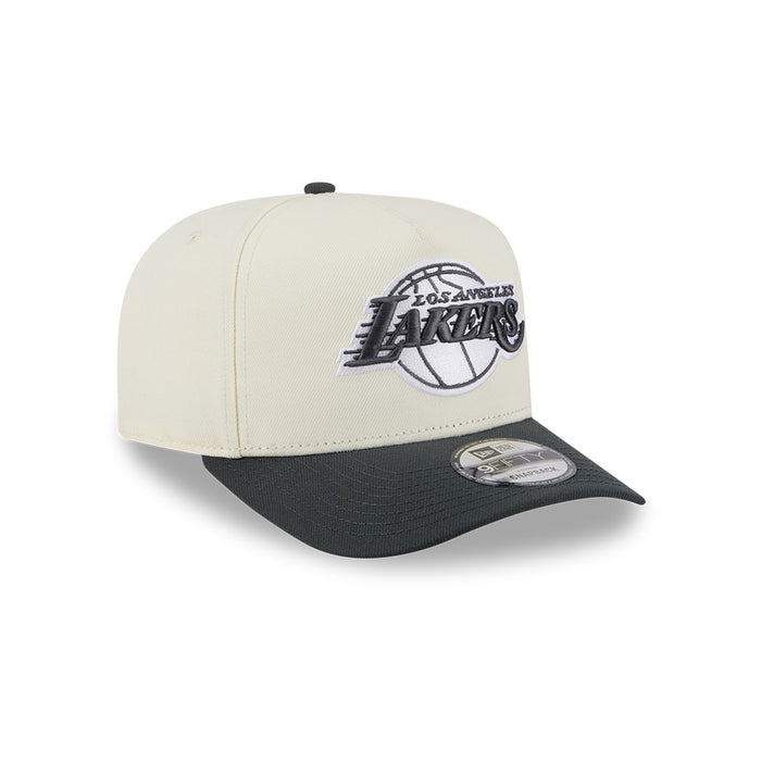 New Era L.A Lakers 9Fifty SnapBack Cap (Cream/Graphite)