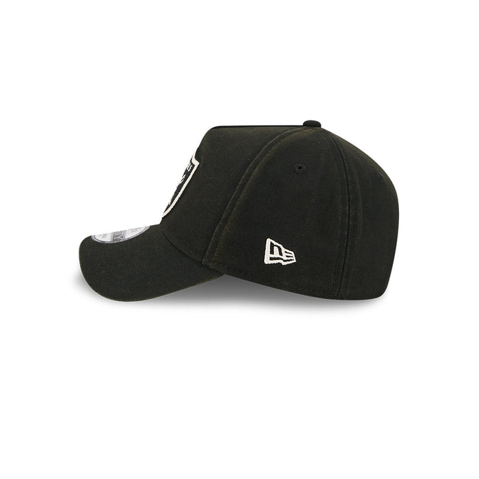 New Era Las Vegas Raiders 9Forty A-Frame Cap (Washed Canvas Black)