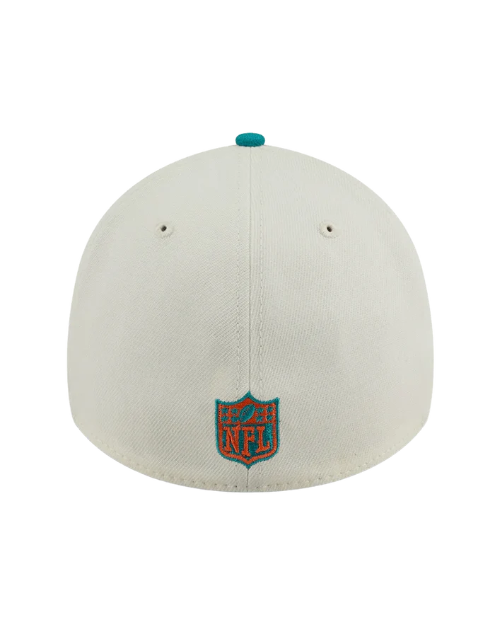 New Era Miami Dolphins 39Thirty A-Frame Stretch Fit (White/Blue)