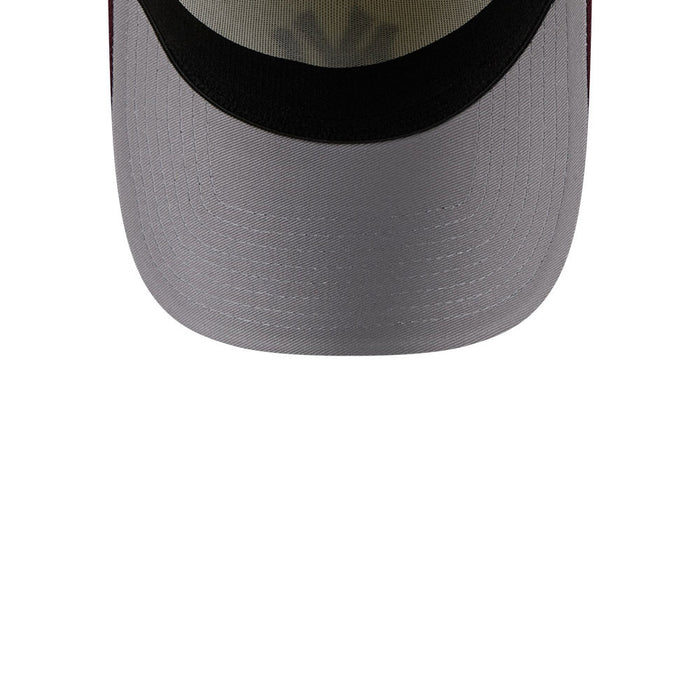 New Era N.Y Yankees 39Thirty A-Frame Stretch-Fit Cap (Cream/Burgundy)