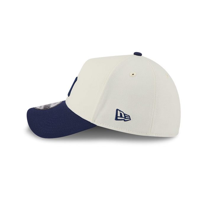 New Era N.Y Yankees 39Thirty A-Frame Stretch-Fit Cap (Cream/Navy)