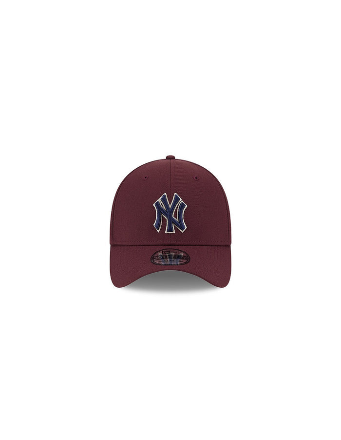 New Era N.Y Yankees 39Thirty (Maroon/Navy)