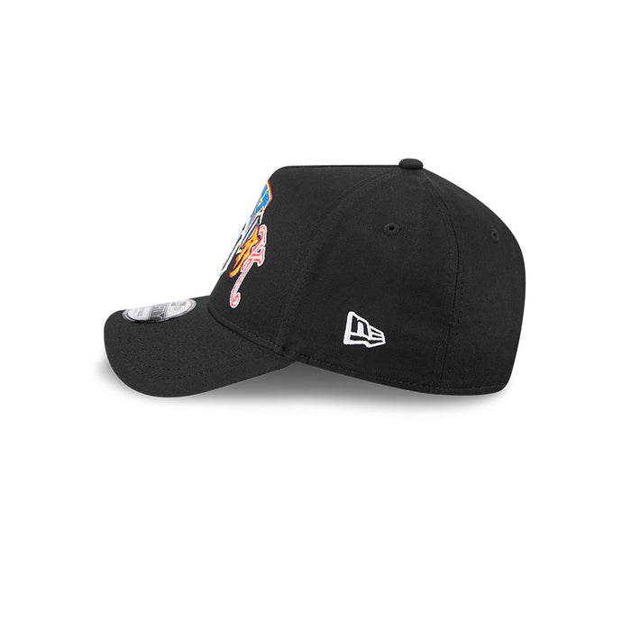New Era N.Y Yankees 9Forty A-Frame Cap (Black-Multi)