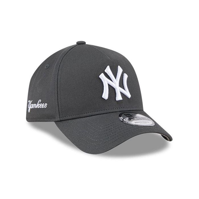 New Era N.Y Yankees 9Forty A-Frame Cap (Graphite Grey)