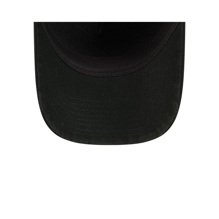 New Era N.Y Yankees 9Forty A-Frame Cap (Washed Canvas Black)