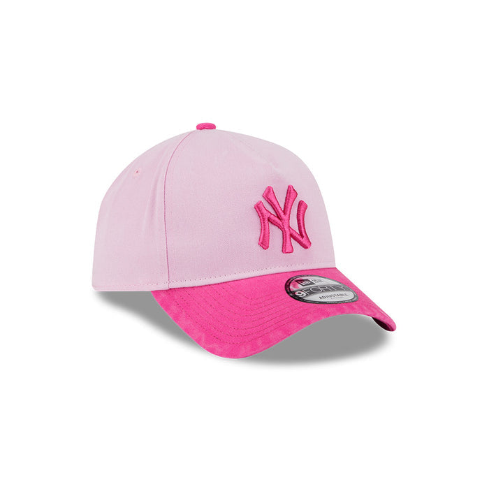 New Era N.Y Yankees 9Forty A-Frame Snapback (Washed Pink)