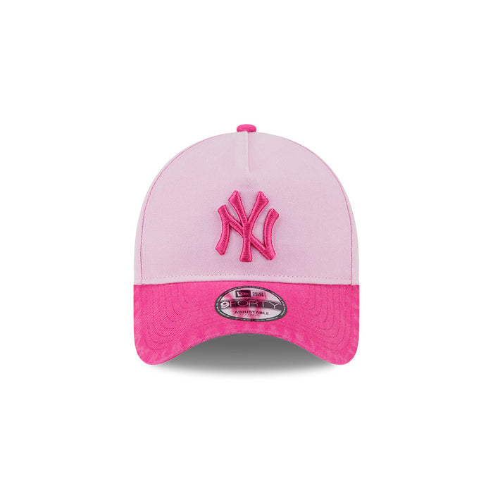New Era N.Y Yankees 9Forty A-Frame Snapback (Washed Pink)