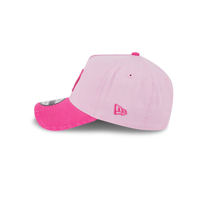 New Era N.Y Yankees 9Forty A-Frame Snapback (Washed Pink)
