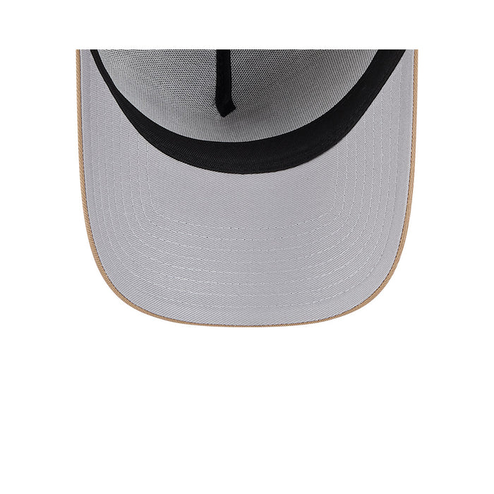 New Era N.Y Yankees “Script Logo” 9Forty A-Frame Cap (Beige)