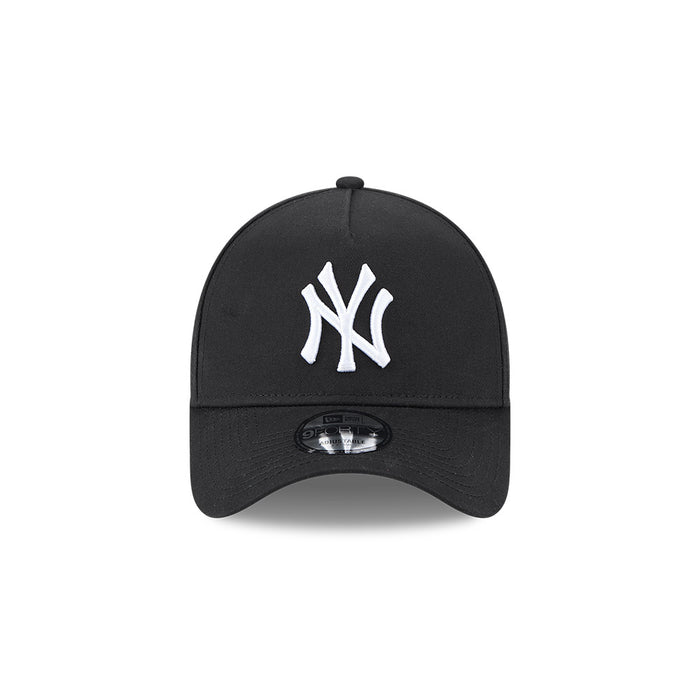 New Era N.Y Yankees “Script Logo” 9Forty A-Frame Cap (Black)