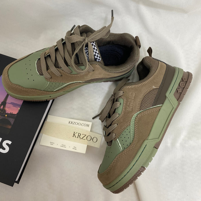 Niche Color-Blocked Sneakers
