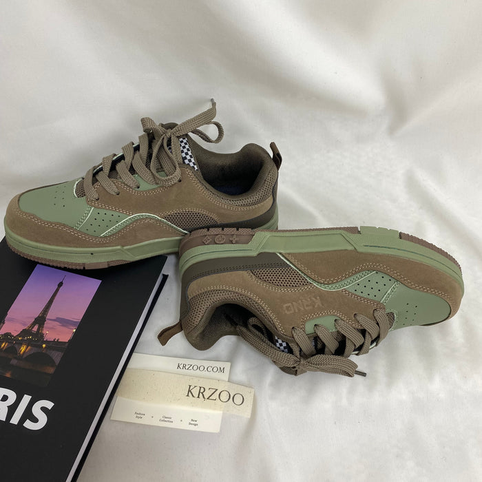 Niche Color-Blocked Sneakers