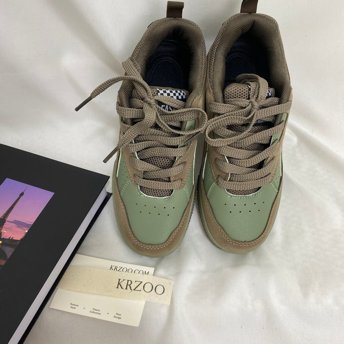 Niche Color-Blocked Sneakers
