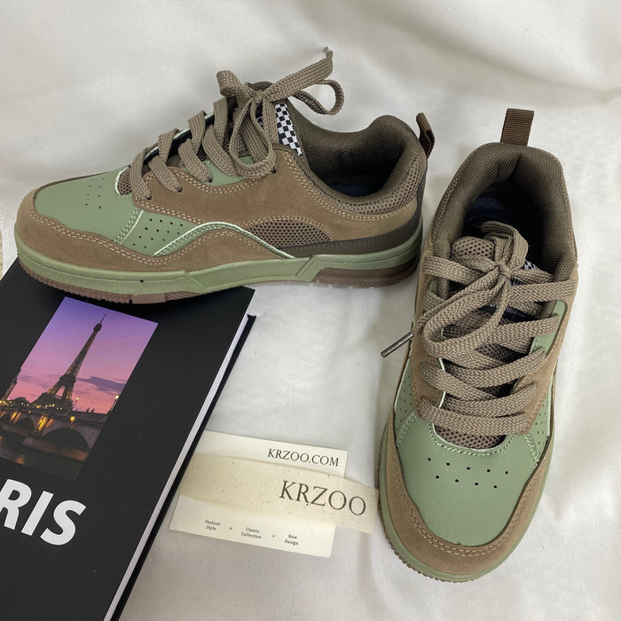 Niche Color-Blocked Sneakers