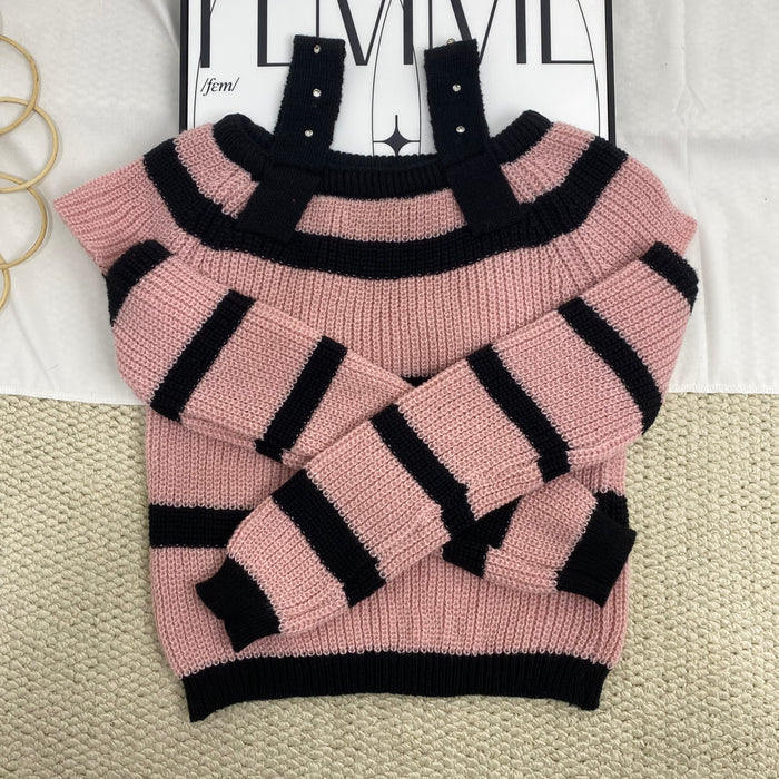 Niche Color-Blocked Striped Top