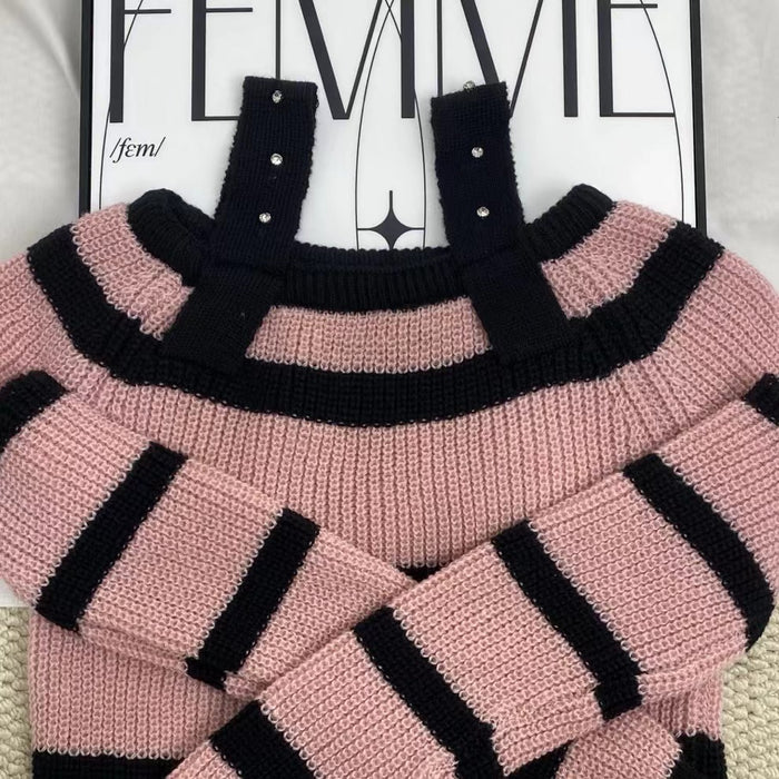 Niche Color-Blocked Striped Top