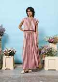 Noalig Maxi Skirt (Pink/Brown)