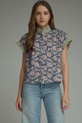 Nothing But High Hopes Navy Floral Top