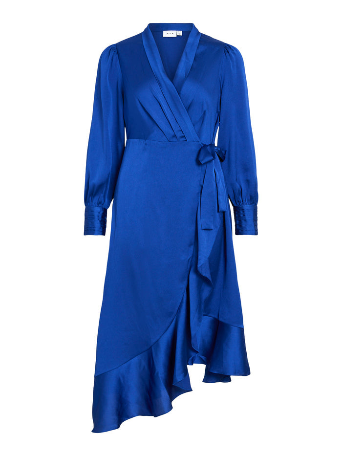Nyla Wrap Dress (Mazarine blue)