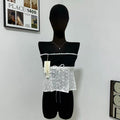 Off-the-Shoulder Slim-Fit Cropped Tank Top