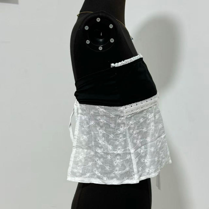 Off-the-Shoulder Slim-Fit Cropped Tank Top