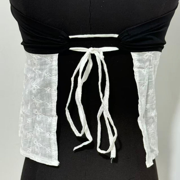Off-the-Shoulder Slim-Fit Cropped Tank Top
