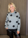 Olivia Knit Jumper (Medium Grey)