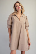 On The Go Mini Dress in Coco