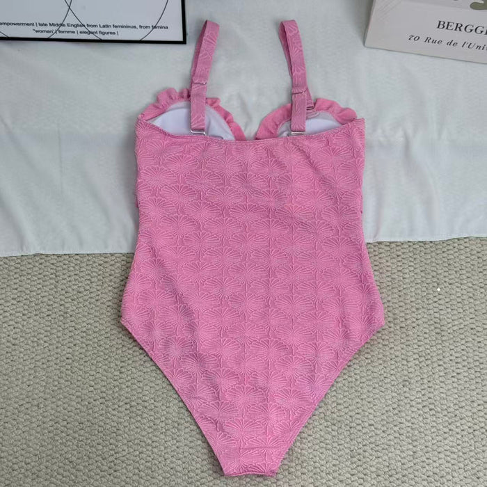 One-Piece Swimsuit With Adjustable Straps