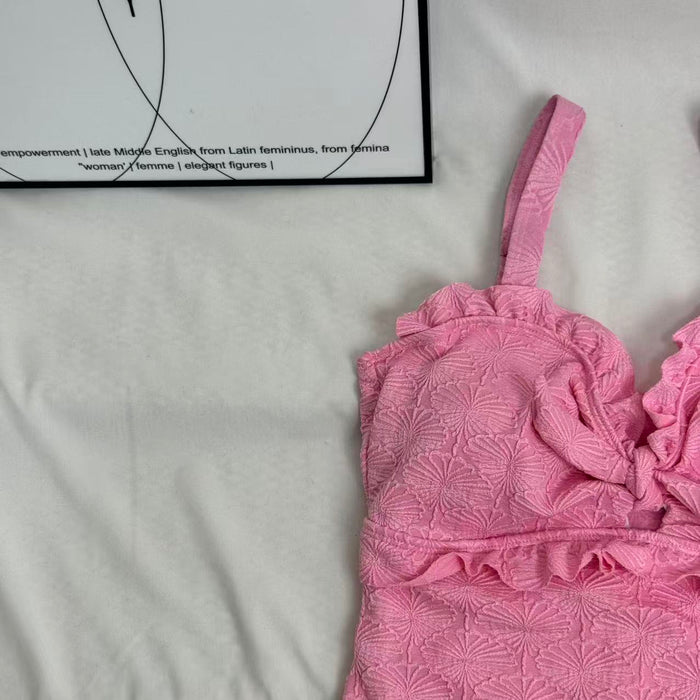 One-Piece Swimsuit With Adjustable Straps