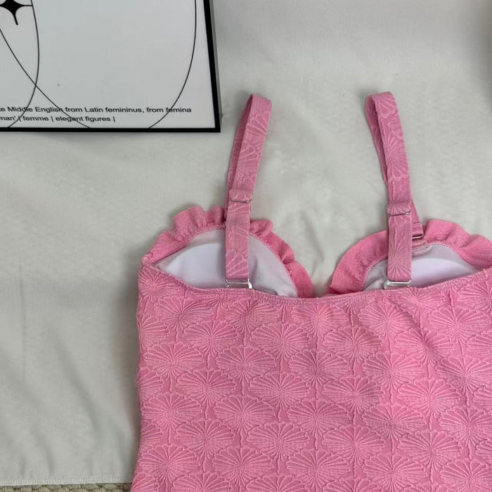 One-Piece Swimsuit With Adjustable Straps