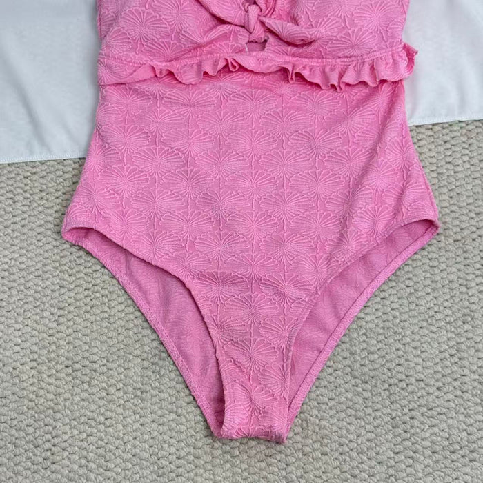 One-Piece Swimsuit With Adjustable Straps